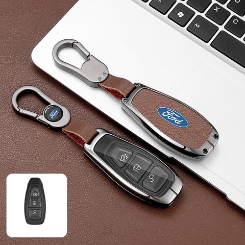 Bộ ốp kim loại mặt trong suốt +lưng da móc ngắn hãng Ford