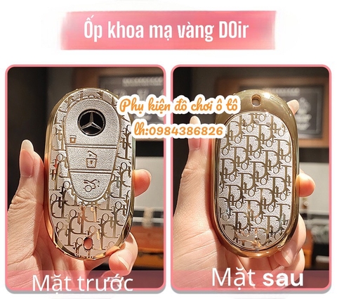 Ốp bảo vệ chìa khoá Dior vàng 2023 - chỉ ốp