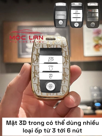 Ốp bảo vệ chìa khoá Dior vàng 2023 - chỉ ốp
