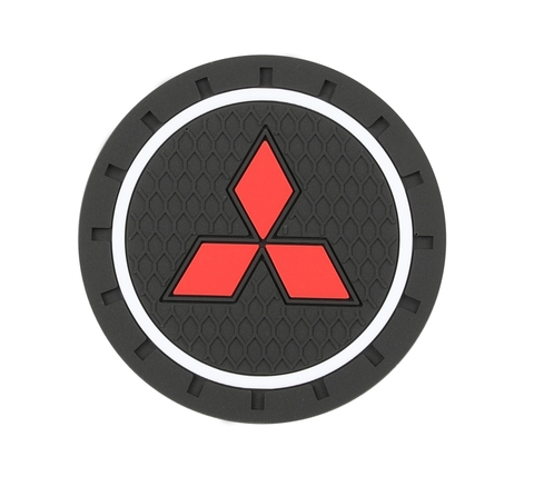 Lót cốc cao su có logo hãng