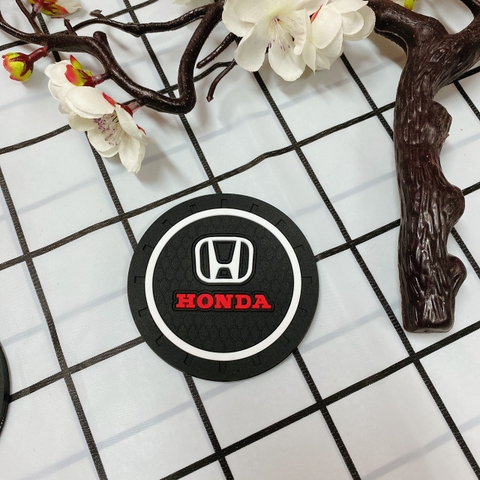 Lót cốc cao su có logo hãng