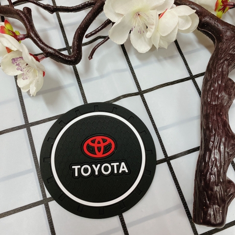 Lót cốc cao su có logo hãng