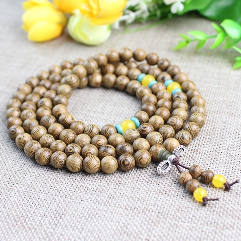 Vòng 108 hạt ngọc treo xe cầu an