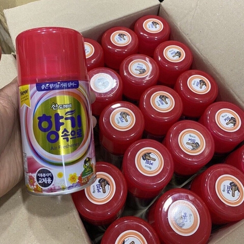 Nước Hoa Xịt Thơm Sandokkaebi Korea 300ml - chai Cafe màu hồng