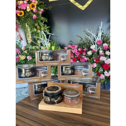 Nước hoa ô tô cao cấp BUCKINGHAM Hàn Quốc hương Cafe sữa, hộp 2 lọ