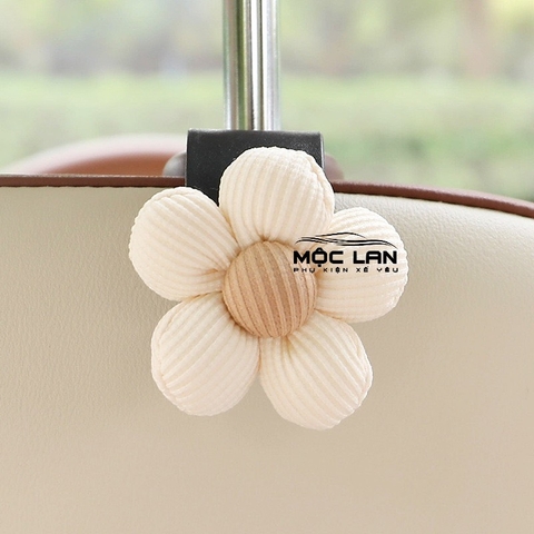 combo móc s đen+hoa kem vải
