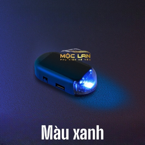 Đèn LED Báo Động 12V Cổng USB Chống Trộm Sử Dụng Năng Lượng Mặt Trời