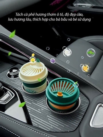 Nước Hoa Tinh Dầu Thơm CHITIAN Hình Cốc Cà Phê Cho Xe Hơi