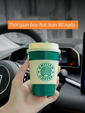 Nước Hoa Tinh Dầu Thơm CHITIAN Hình Cốc Cà Phê Cho Xe Hơi