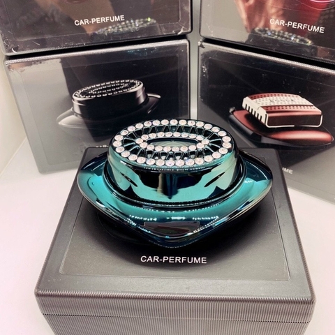 Nước hoa đính đá nắp oval cao cấp