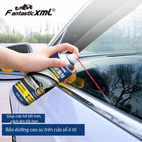 Chai Xịt Dầu Bôi Trơn Cửa Kính Ô Tô Fantastic XML Dung Tích 450ml Chống Kẹt Kính Bảo Dưỡng Gioăng Cao Su Cửa Nóc Ô Tô