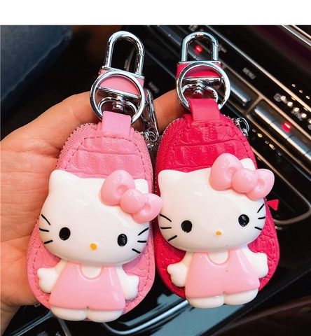 Túi đựng Chìa Khóa Xe ô tô,xe máy đoremon,kitty