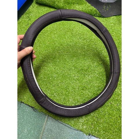 Bọc vô lăng da thật size 38cm - Tròn B06