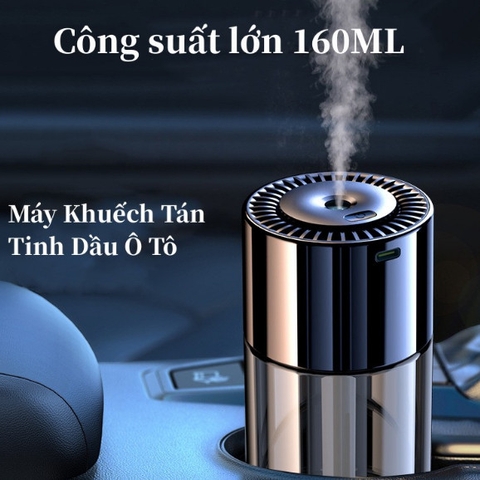 Máy Khuếch Tán Tinh Dầu Ô Tô Kiêm Đèn Led Sao Tự Động Nano Khử Mùi Xe Ô Tô