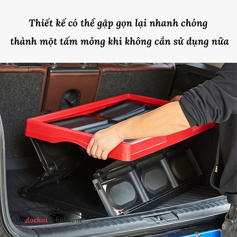 (KH) Thùng Đựng Đồ Cốp Sau Ô Tô – Có Thể Gấp Gọn