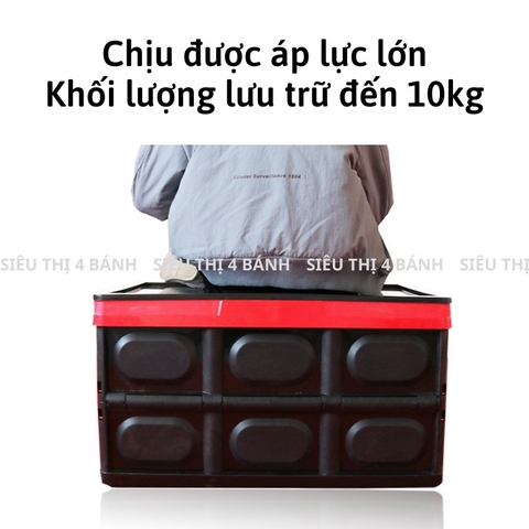 (KH) Thùng Đựng Đồ Cốp Sau Ô Tô – Có Thể Gấp Gọn
