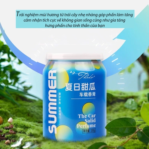 Cốc sáp thơm ô tô dạng lon COCA LAN nhiều mùi