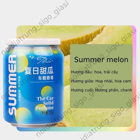 Cốc sáp thơm ô tô dạng lon COCA LAN nhiều mùi