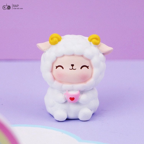 Mô hình cừu Dory biểu cảm dễ thương đáng yêu trang trí nhà cửa,góc học tập, bàn làm việc quà tặng bạn bè