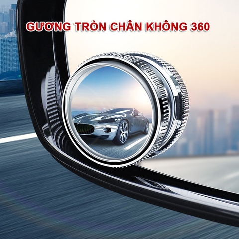 Bộ 2 gương có viền xoay 360
