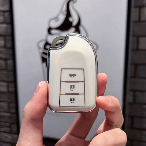 (TPU) Ốp khóa mạ nhựa dẻo silicon hãng xe TOYOTA
