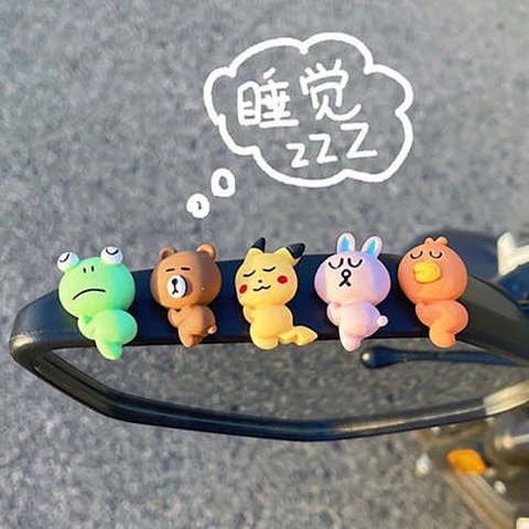 Sét pikachu mini trang trí màn hình DVD , Vè gương, bảng sdt v.v