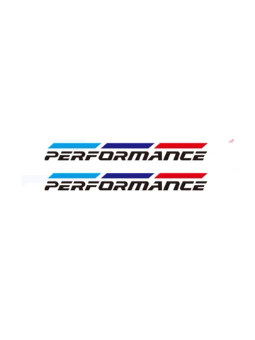 Bộ 2 tem dán cửa xe ô tô Performance Phong Cách , Cá Tính Nội Bật Xe