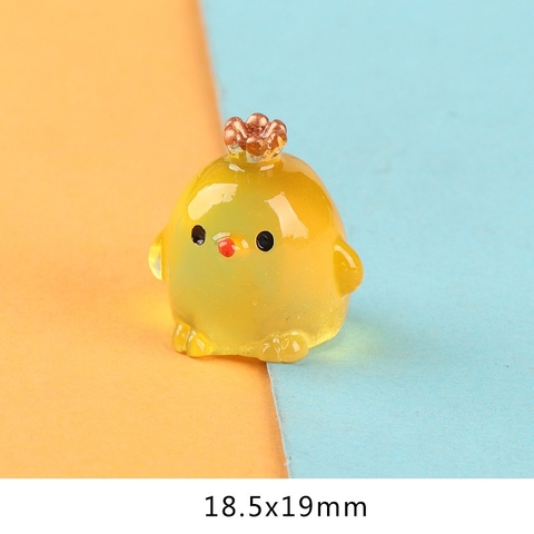 Chú Gà Đội Vương Miện Phát Sáng Dễ Thương Trang Trí Tiểu Cảnh / Xe Hơi