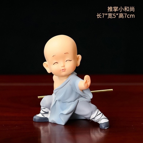 Chú tiểu áo xanh ngộ nghĩnh đáng yêu - 3 chủ đề lao động, âm nhạc, luyện võ