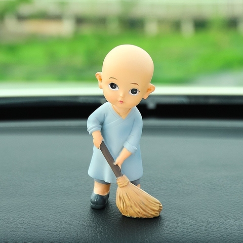 Chú tiểu áo xanh ngộ nghĩnh đáng yêu - 3 chủ đề lao động, âm nhạc, luyện võ