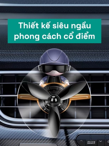 Nước Hoa Sáp Thơm Máy Bay Phi Công Trang Trí Cửa Gió Điều Hòa Ô Tô