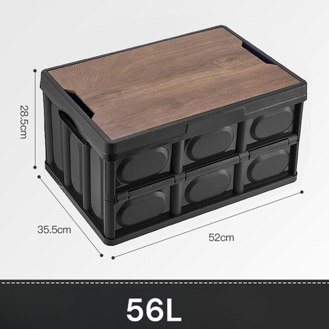 Thùng đựng đồ gấp gọn có túi lót chống thấm loại 56 lít