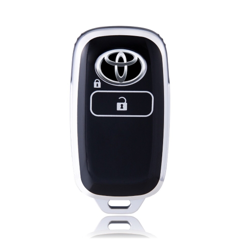 (TPU) Ốp khóa mạ nhựa dẻo silicon hãng xe TOYOTA