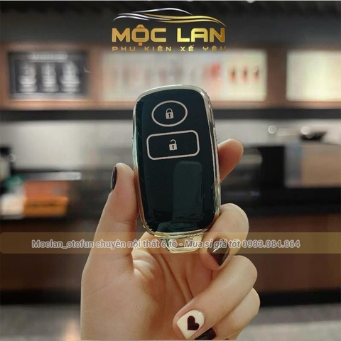 (TPU) Ốp khóa mạ nhựa dẻo silicon hãng xe TOYOTA