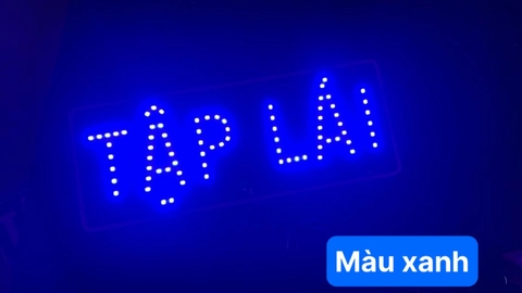 Mào taxi dạng led mỏng - chế độ chuyển đổi 2 màu