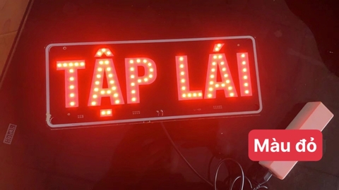 Mào taxi dạng led mỏng - chế độ chuyển đổi 2 màu