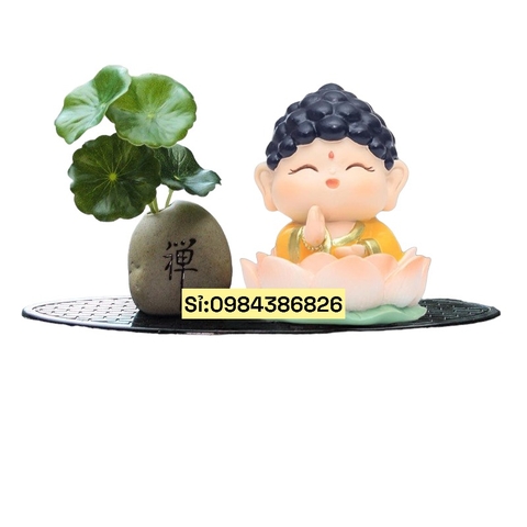 combo như lai mini+sen 1+thảm oval bé