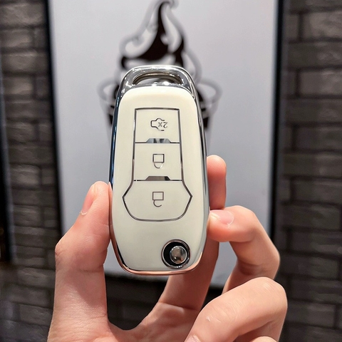 (TPU) ốp khóa mạ nhựa  xe Ford
