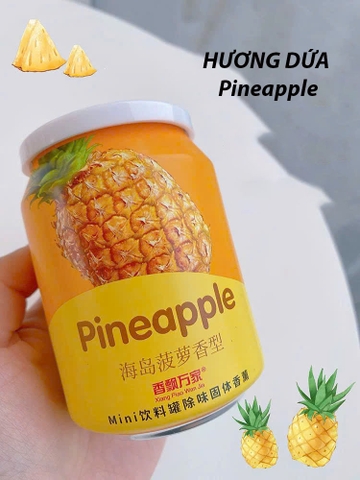 [5 Mùi Hương] Lon Sáp Thơm MiNi Triết Xuất Từ Hoa Quả Thiên Nhiên Cô Đặc Khử Mùi Chống Say xe Mang Lại Hương Thơm Dễ Chịu