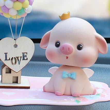 Heo hồng dễ thương - mix sét gia đình heo