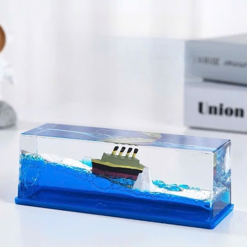 Mô Hình Thuyền Bất Tử trong bể nước, Tàu Titanic, Trang Trí Decor, Trưng Bày Taplo Ô Tô, Làm Quà Tặng Người Thân, Bạn Bè