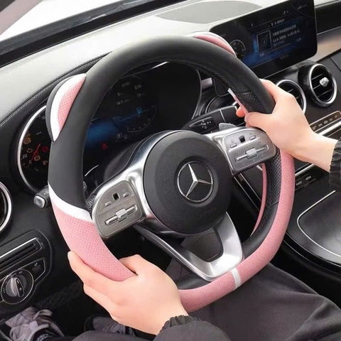 Bọc vô lăng tai mèo tai gấu dễ thương