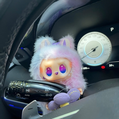 Gấu Bông LABUBU phụ kiện trang trí móc khoá, cần số, cần gạt nước, đai an toàn...