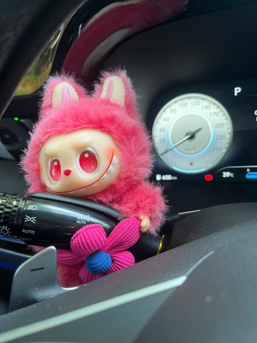 Gấu Bông LABUBU phụ kiện trang trí móc khoá, cần số, cần gạt nước, đai an toàn...