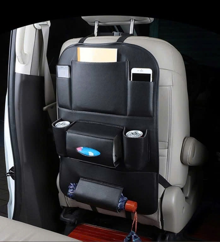 Túi da treo đồ ghế sau,túi treo đồ đa năng