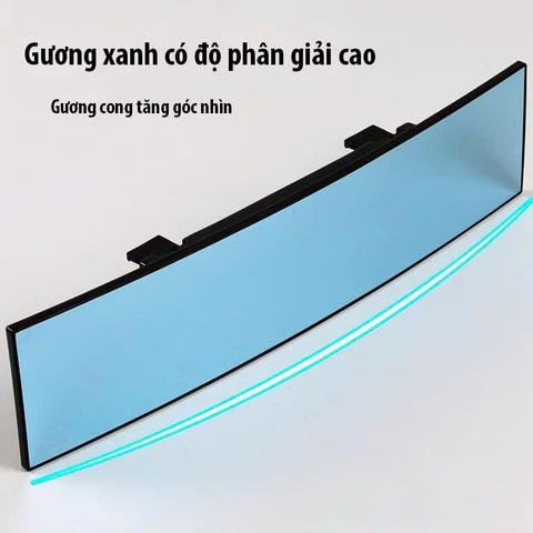 Gương chữ nhật gắn gương chiếu hậu