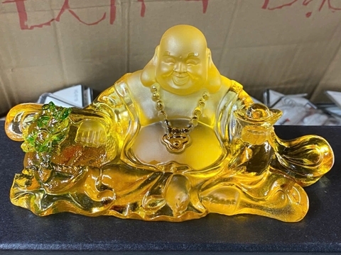 Phật Di Lặc Lưu Ly trang trí taplo