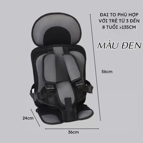 (KH) 🚗 Đai ghế ngồi ô tô an toàn cho bé – 14 màu | Đệm êm – thoáng khí – bảo vệ toàn diện - DG08