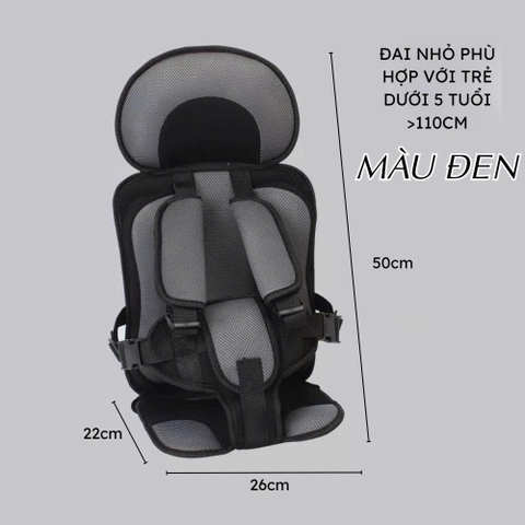 (KH) 🚗 Đai ghế ngồi ô tô an toàn cho bé – 14 màu | Đệm êm – thoáng khí – bảo vệ toàn diện - DG08