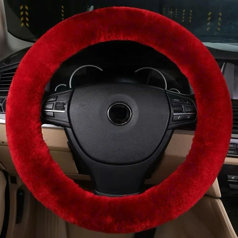 Bọc vô lăng tai mèo chất liệu lông thỏ mềm